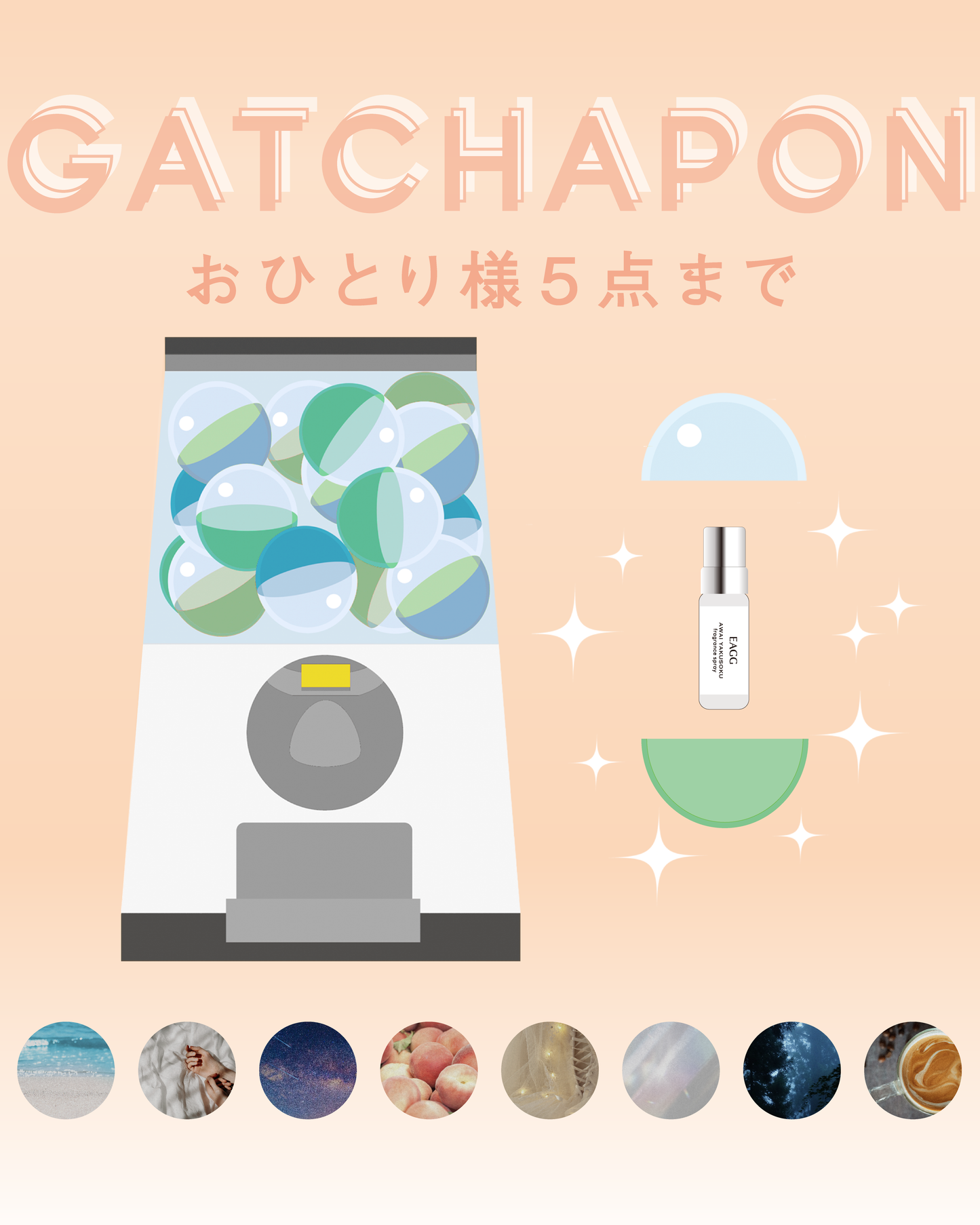 【送料無料・お一人様3個まで】 EDT ガチャ 2.5ml